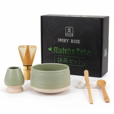 Set de regalo: accesorios para preparar té matcha