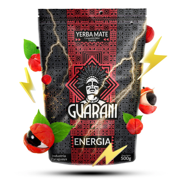 Juego yerba mate Guarani 2x500g cerámica calabaza bombilla