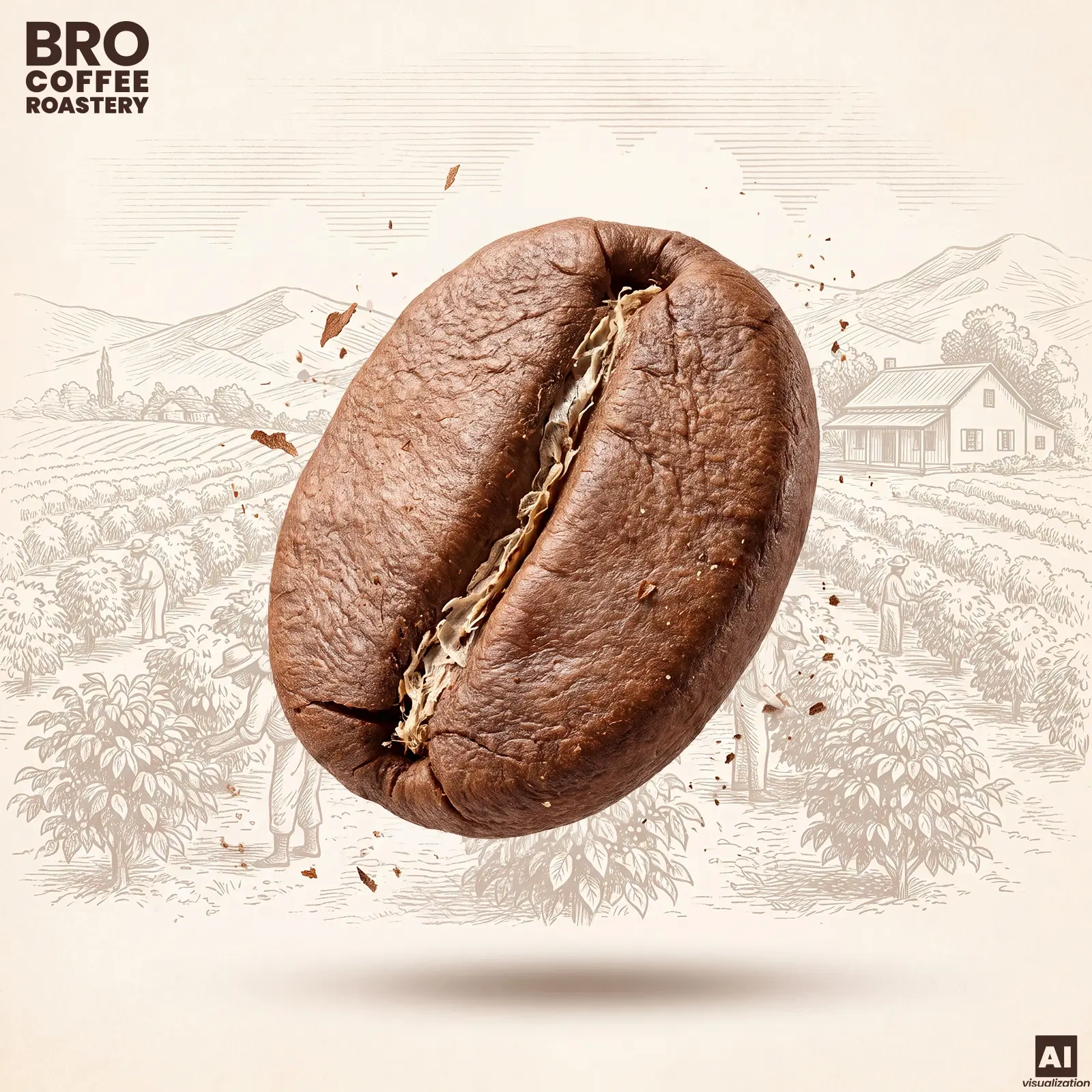 Granos de robusta - Bro Coffee Roastery Pure Crema