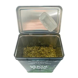 Yerbera – Lata metálica + Verde Mate Green Hangover 0,5 kg