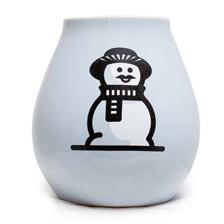 Mate / Taza de cerámica 350 ml – con logo de Cebador – edición invierno 