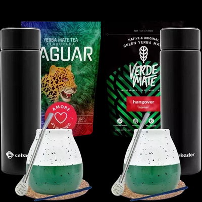 Set de Yerba Mate para dos + Termo