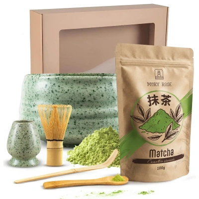 Set de regalo para preparar té matcha
