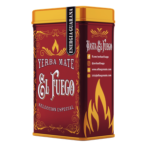 Yerbera – lata con El Fuego Energia Guarana 0,5 kg 