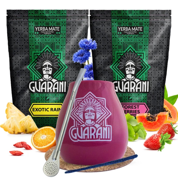 Yerba Mate Guarani Fruta Calabaza Set 2x500g