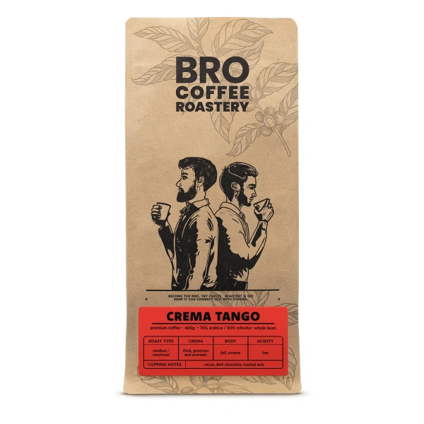 Bro Coffee Roastery – Café en grano Crema Tango 400 g