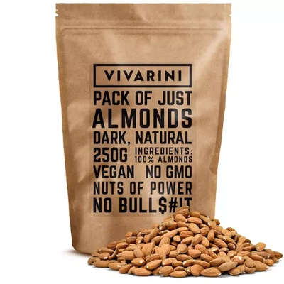 Vivarini - Almendras naturales (oscuras) 250 g