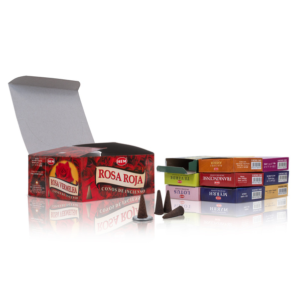 Conos de incienso HEM – mezcla de 12 aromas