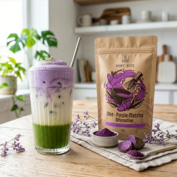 Mary Rose – Purple Matcha Alternative – Ube (en polvo) 50 g