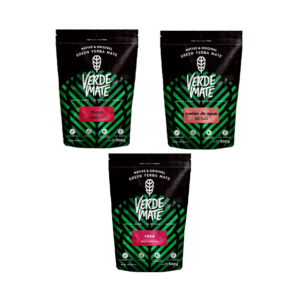 Zestaw Yerba Verde Mate Green 3x500g