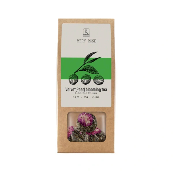 Mary Rose – Té floreciente Velvet Pearl (3 unidades)