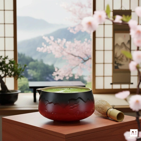 Juego para preparar té matcha