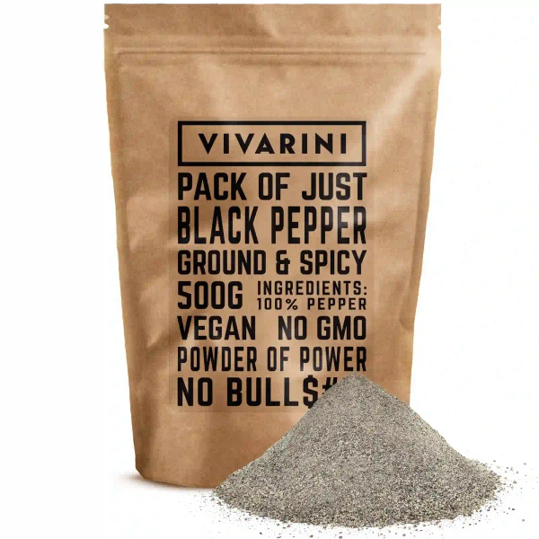 Vivarini – Pimienta negra (molida) 0,5 kg