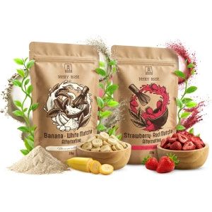 Set de matcha coloridos: Red Matcha + White Matcha