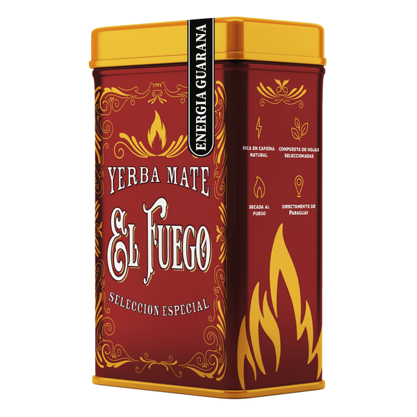 Yerbera – lata con El Fuego Energia Guarana 0,5 kg 