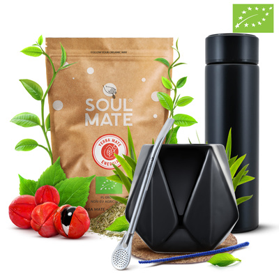 Juego Yerba Soul Mate Energia Termo 0,5kg 500g