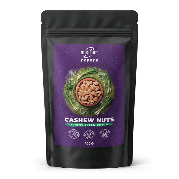 Nustino Crunch – Anacardos tostados – Spring Green Onion 100 g