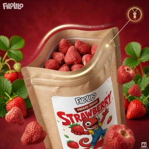 FiloLilo – Fresas liofilizadas (enteras) 100 g
