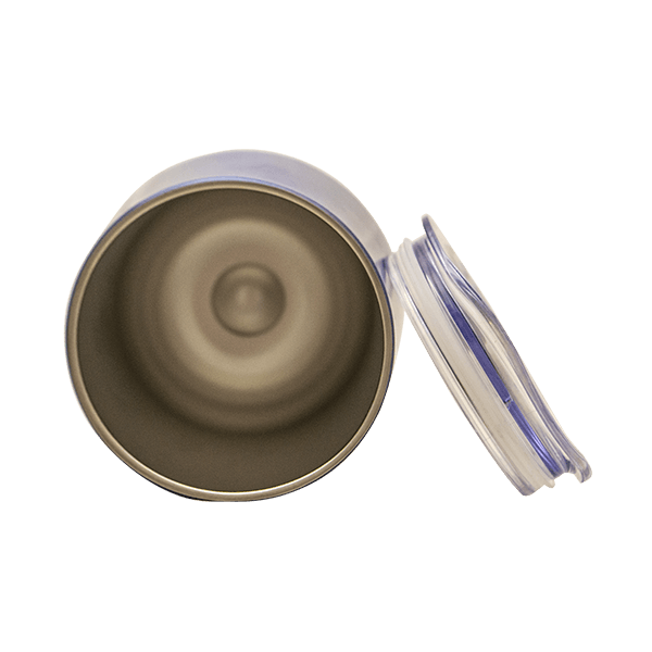 TermoLid – mate térmico para yerba mate con tapa – Verde Mate (negro) – 350 ml