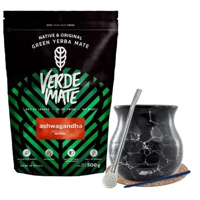 Juego completo para Yerba Mate, matero, bombilla
