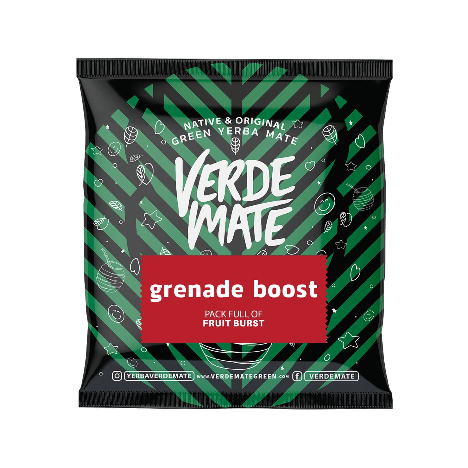 Verde Mate Green Grenade Boost – Packaging