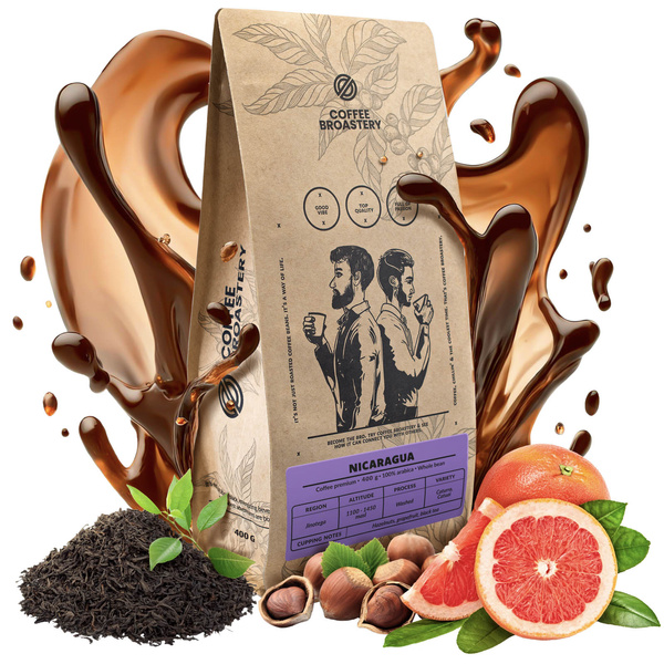 Bro Coffee Roastery - Café arábica en grano Nicaragua Colibrí Azul Speciality 400 g