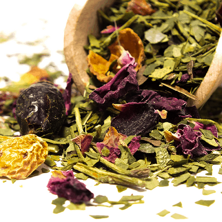 Yerbera – Lata metálica + Verde Mate Green Rosa 0,5 kg