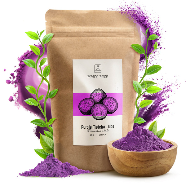 Mary Rose – Purple Matcha – Ube (en polvo) 50 g