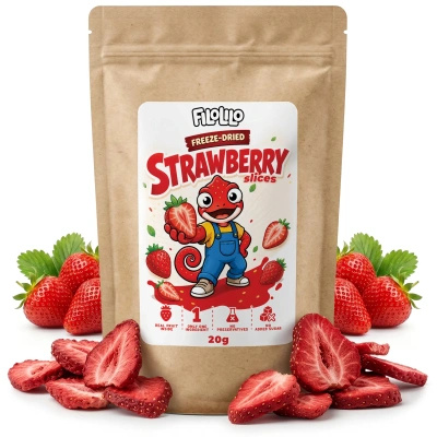 FiloLilo – Fresas liofilizadas (en rodajas) 20 g