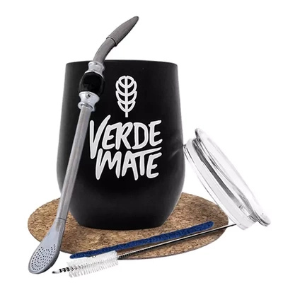 Yerba Verde mate set TermoLid colchón bombilla
