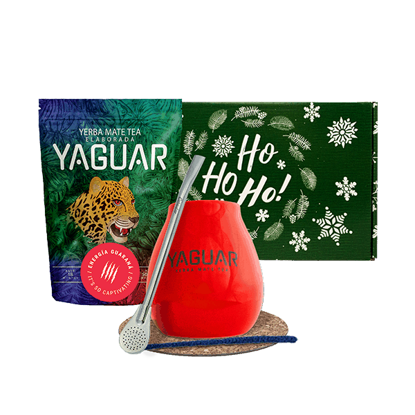 Set de regalo Yerba Mate Yaguar Energia 0,5kg