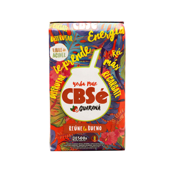 Set de Yerba Mate 2 x CBSe Energia Guarana Frutos Tropicales 0,5kg