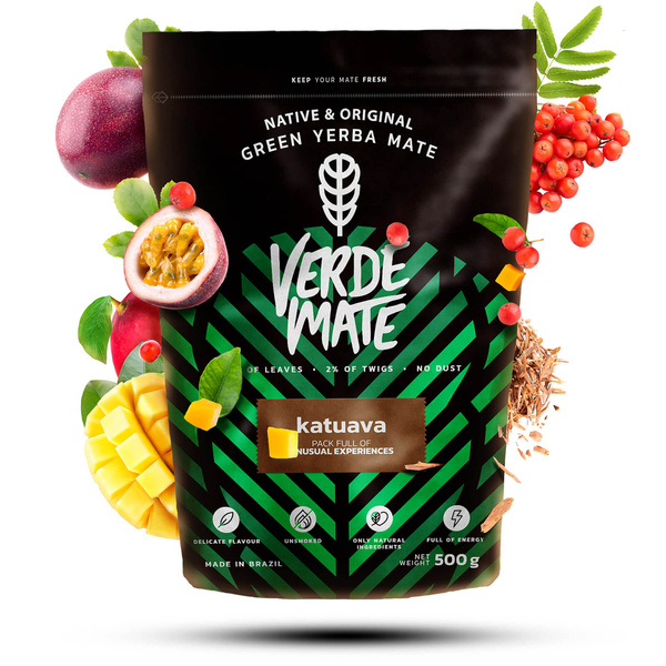 2 x Yerba mate Verde Katuava Temperamento + 2 x Accesorios - Set para parejas