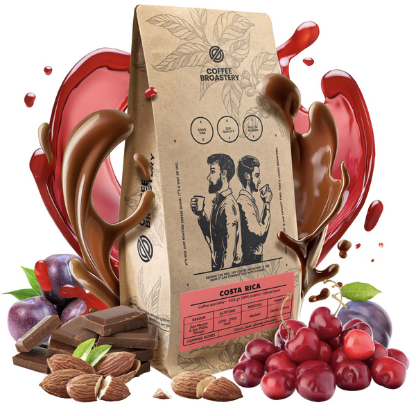 Bro Coffee Roastery - Café arábica en grano Costa Rica San Rafael Speciality 400 g