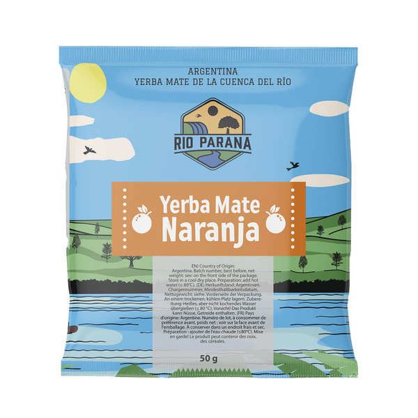 Yerba Mate Rio Parana Set PARA DOS Calabaza Bombilla