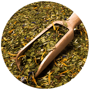 Yerbera – Lata metálica + Verde Mate Green Verano 0,5 kg