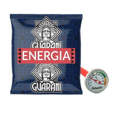 Termometro analógico + muestra de yerba mate 50 g