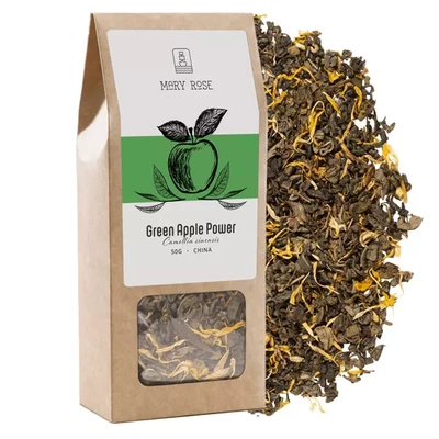 Mary Rose - Té Green Apple Power - 50 g