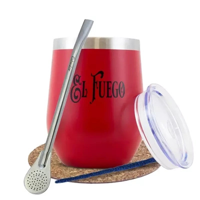 Set de accesorios para yerba mate: TermoLid + Bombilla