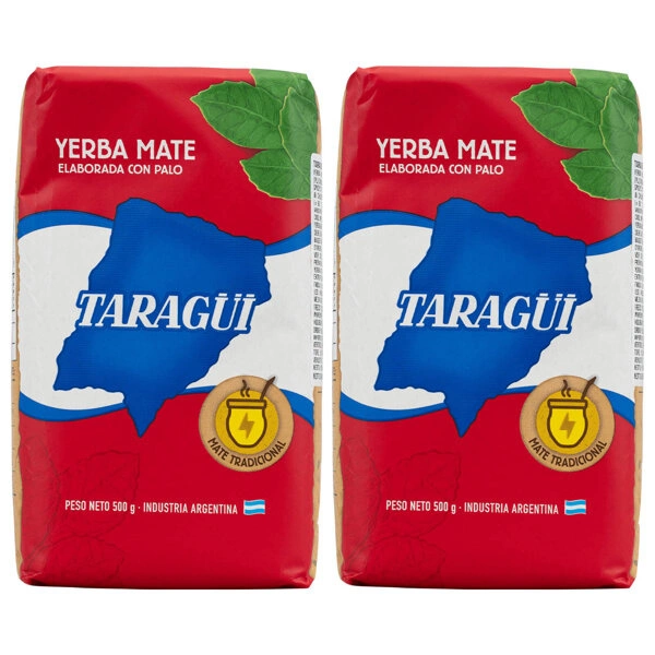 Yerba Mate Taragui Elaborada Tradicional 1kg 2x0,5