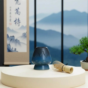 Set ceremonial para preparar té matcha: matcha BIO japonesa 30g + accesorios