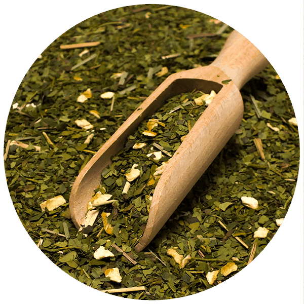 Yerbera – Lata metálica + Verde Mate Green Limón 0,5 kg