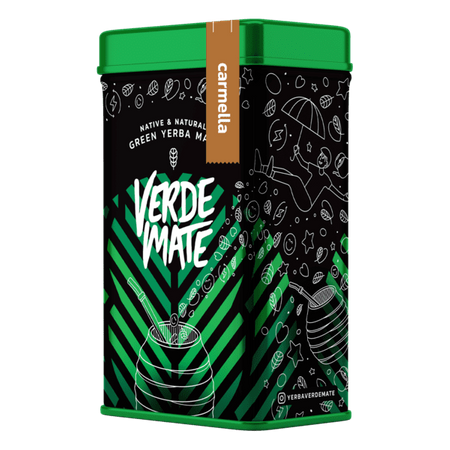 Yerbera - Lata + Verde Mate Carmella Verde - Tostada 0.5kg