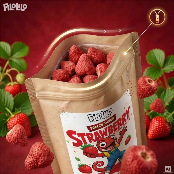FiloLilo – Fresas liofilizadas (enteras) 100 g