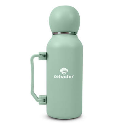 YerbaGo – Termo con calabaza y bombilla 1,3 L – pistacho