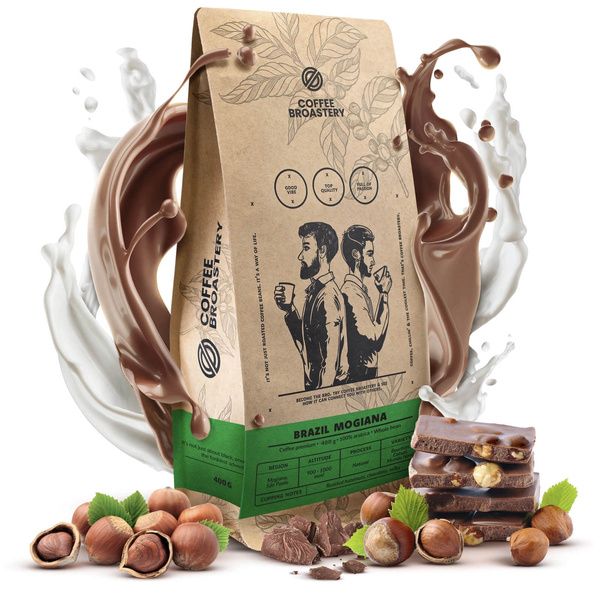 Set de regalo Bro Coffee Roastery: 3× café brasileño + taza