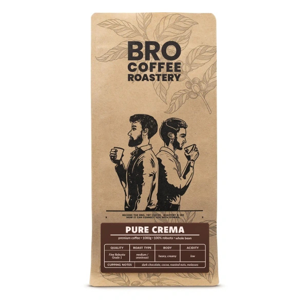 Bro Coffee Roastery – Café en grano Pure Crema 1 kg