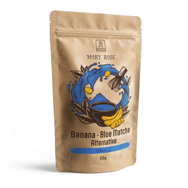 Mary Rose – Blue Matcha Alternative – Banana (en polvo) 50 g