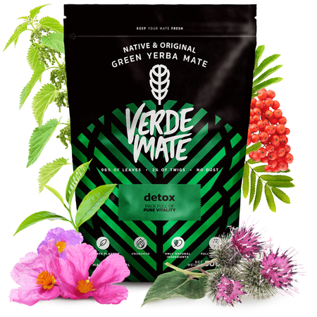 Yerba Mate Set para pareja y principiantes Verde Mate Herbal Energy 500g + Verde Mate Cactus de juarez 500g