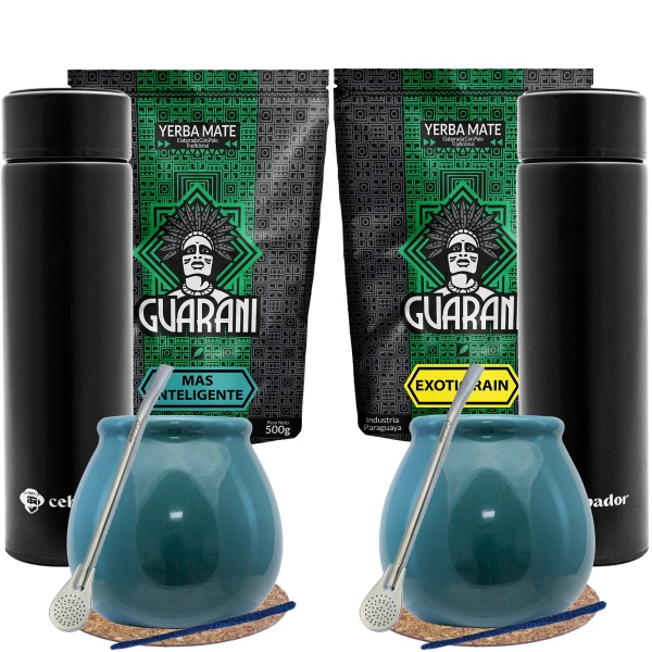 Set de Yerba Mate para dos + Termo